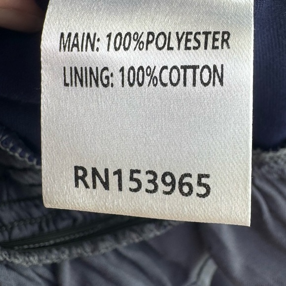 Area Stars Navy Ruffled Puff Sleeve Cropped Blouse - Picture 6 of 8